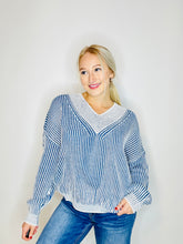 Load image into Gallery viewer, Stripe A Pose Sweater
