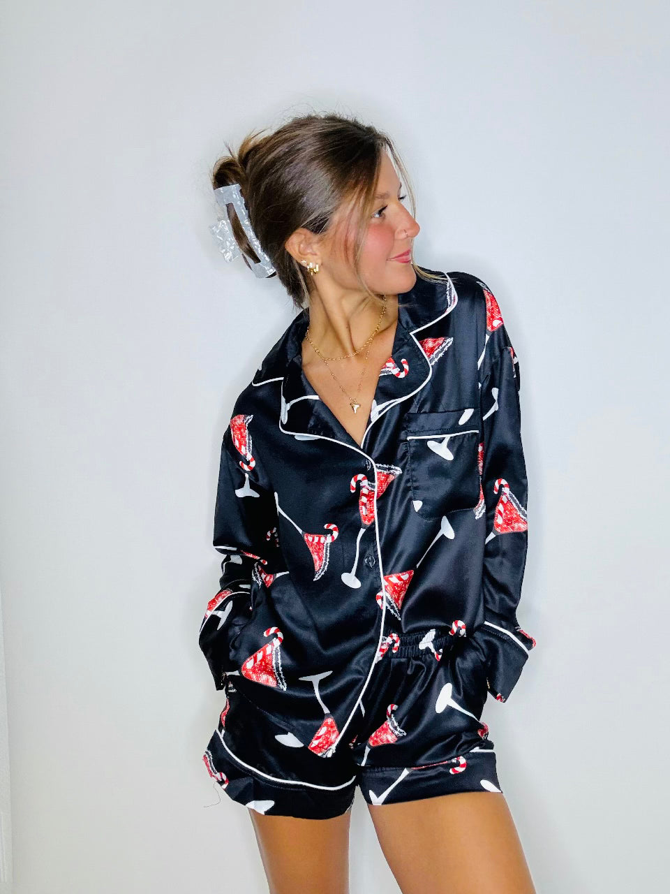 Cocktail Party Pajama Set