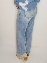 Load image into Gallery viewer, Cava High Rise Crop Wide Leg Denim
