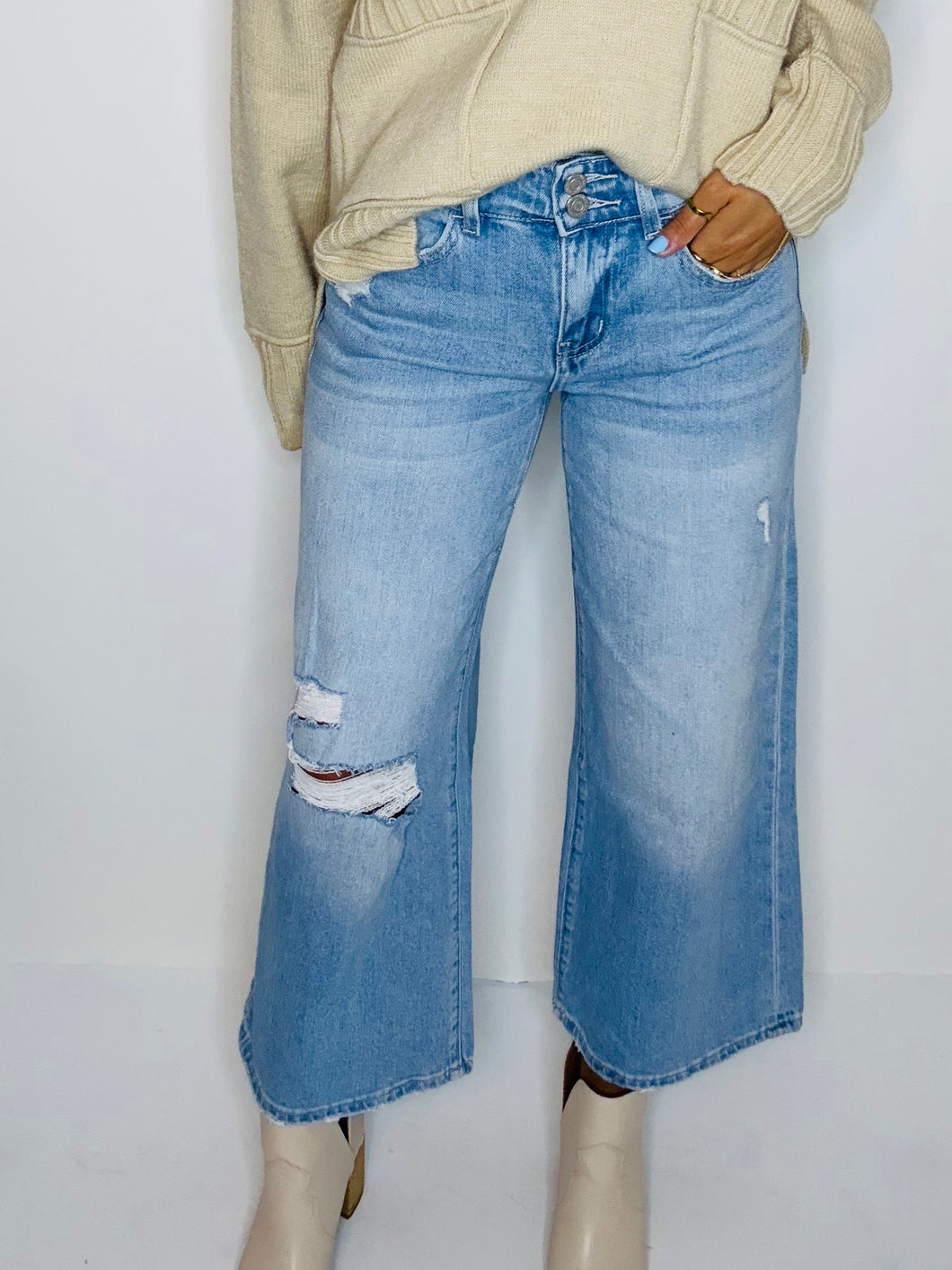 Rediscover High Rise Wide Leg Denim