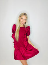 Load image into Gallery viewer, Maroon Is The Moment Dress
