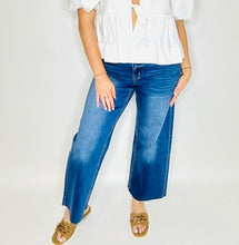 Load image into Gallery viewer, Upgraded High Rise Crop Wide Leg Denim
