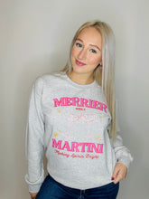 Load image into Gallery viewer, Merrier With A Martini Sweatshirt
